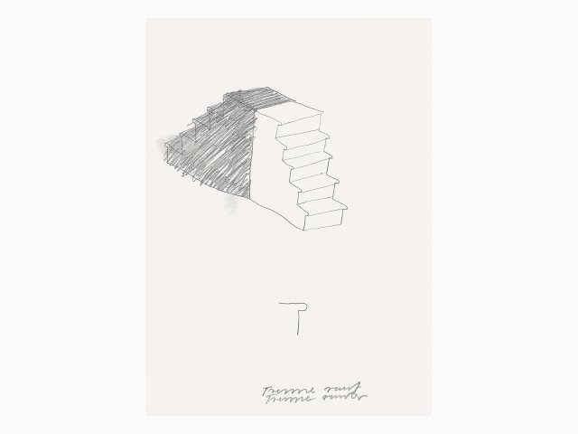 Ohne Titel, Bleistift auf Papier, 20,7 × 29,6 cm